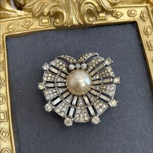 Vintage Sterling Crown Trifari brooch from the 1940s